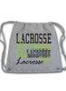 5X Sports Grey Fleece Draw String Bag